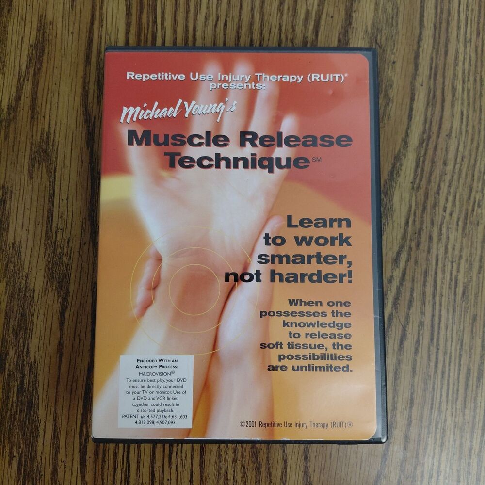 Michael Young's Muscle Release Technique Repetitive Use Injury Therapy 4 DVDs